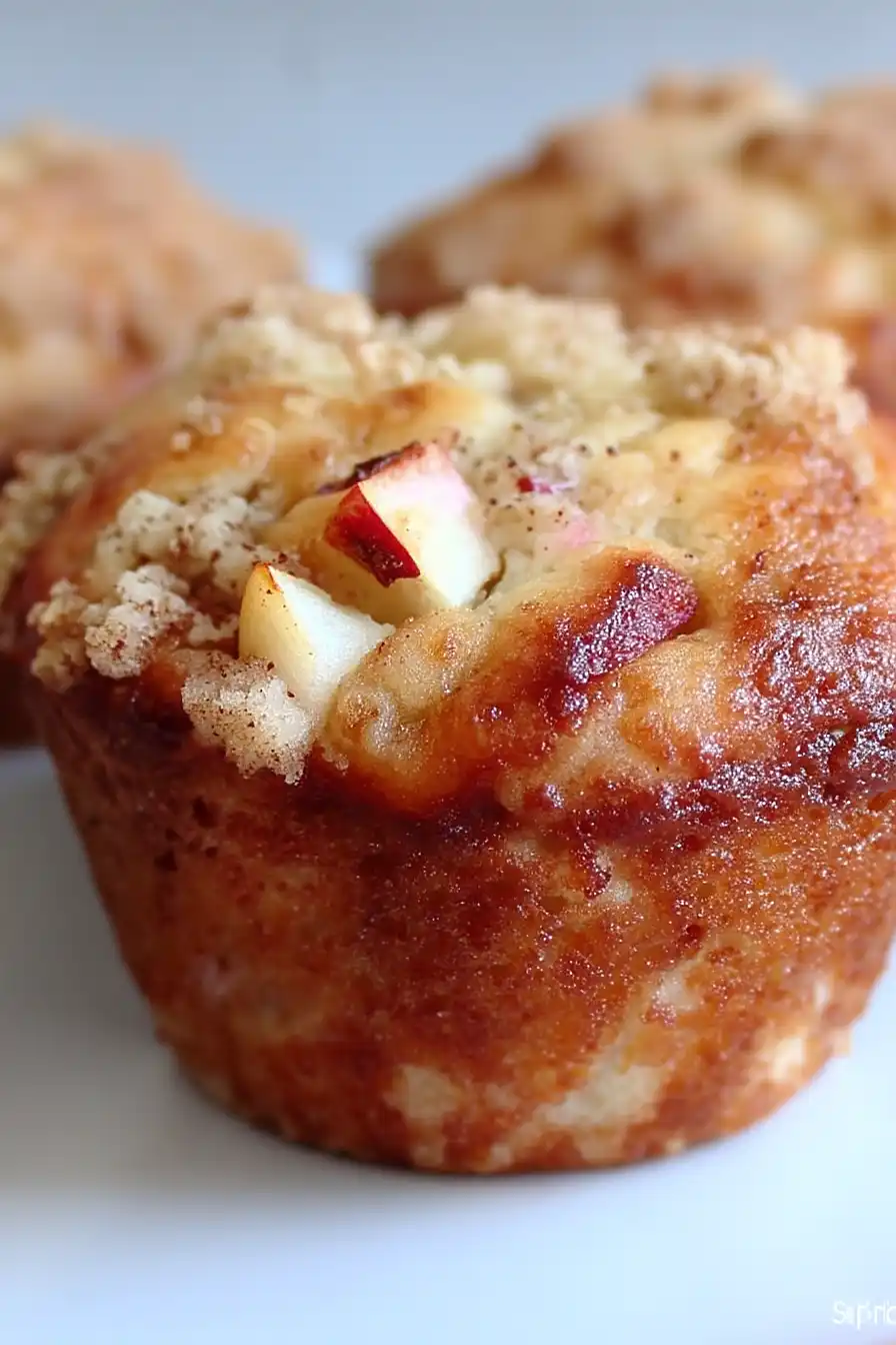 apple muffins with crumb topping