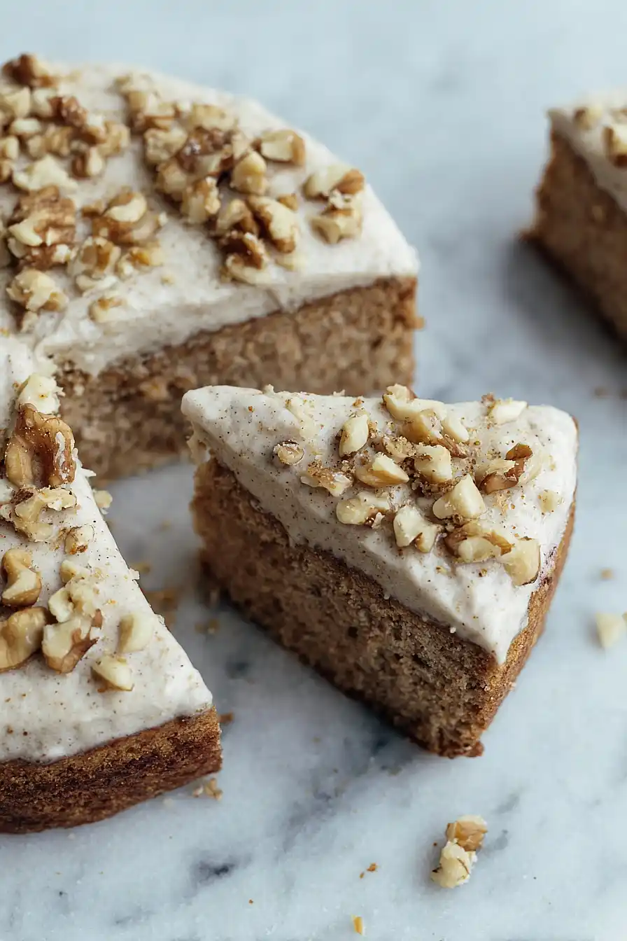 spiced chai pear cake