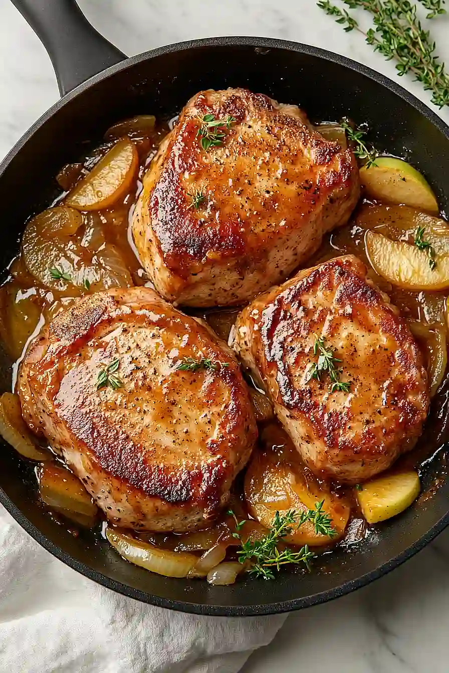 apple butter pork chops