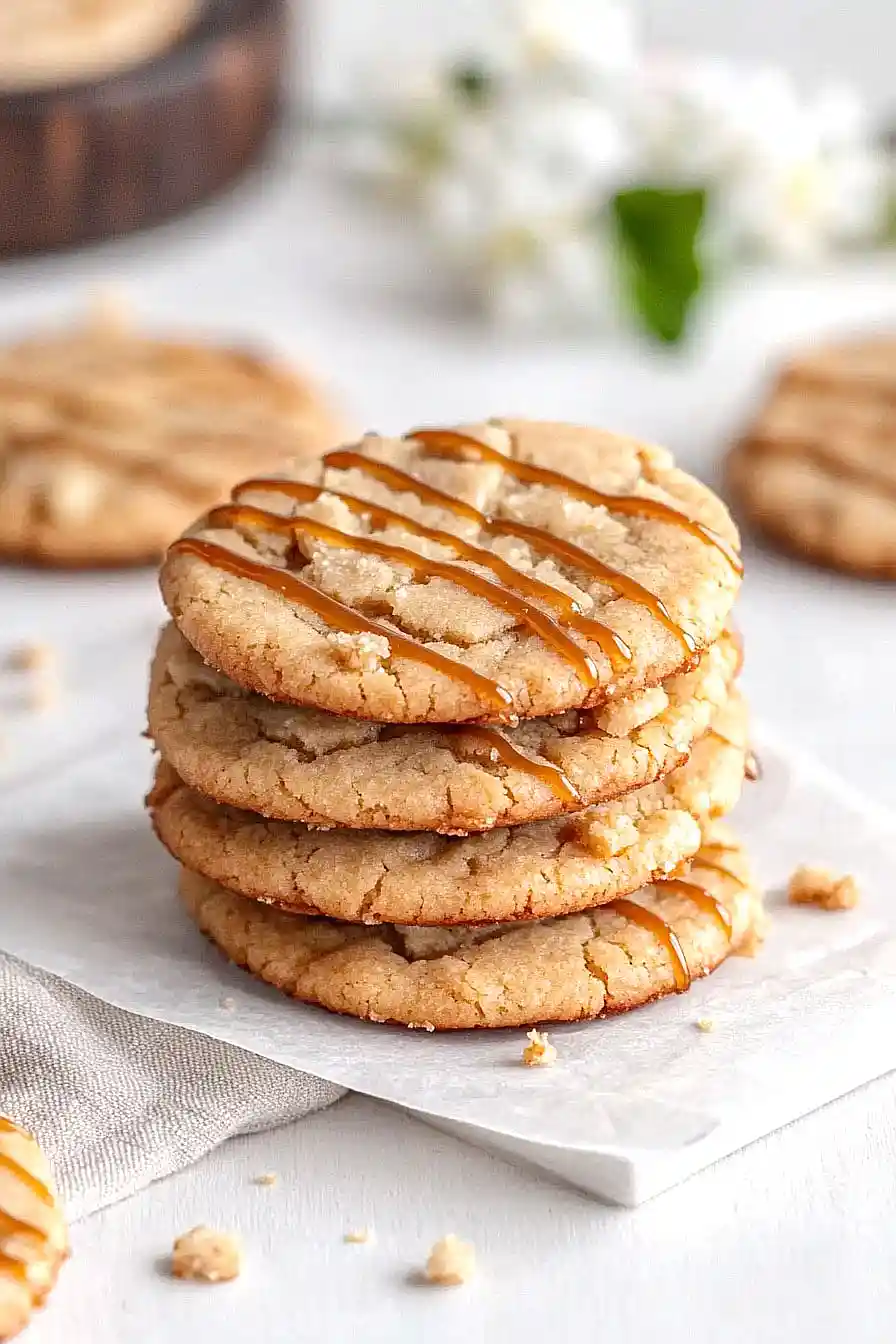 caramel apple toffee cookies
