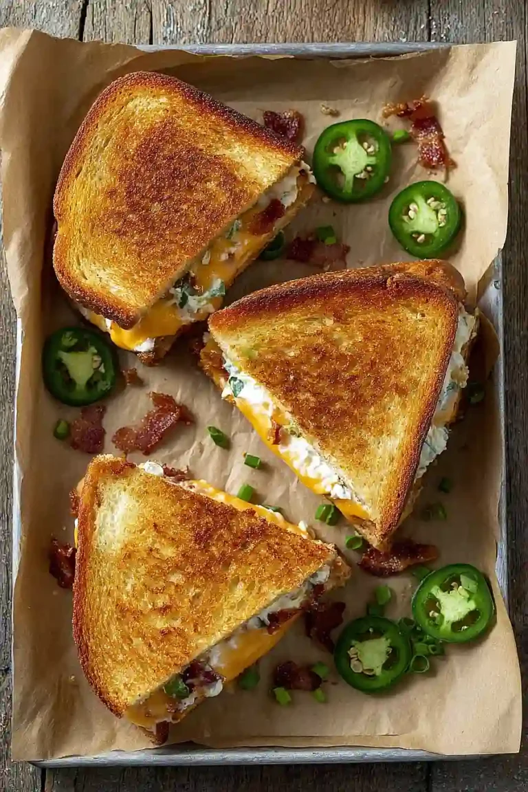 Roasted Jalapeno Popper Grilled Cheese