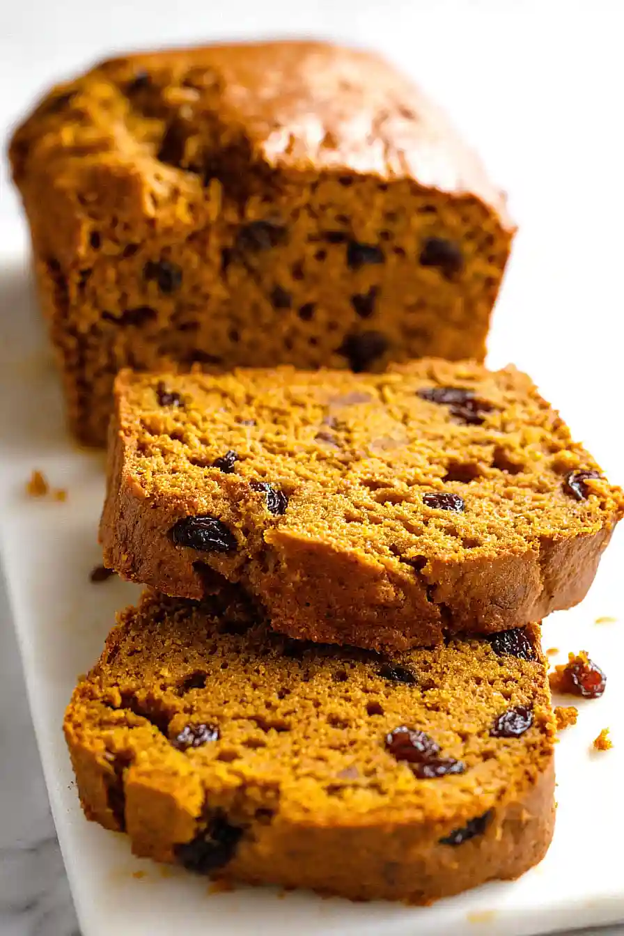 no added sugar pumpkin banana bread