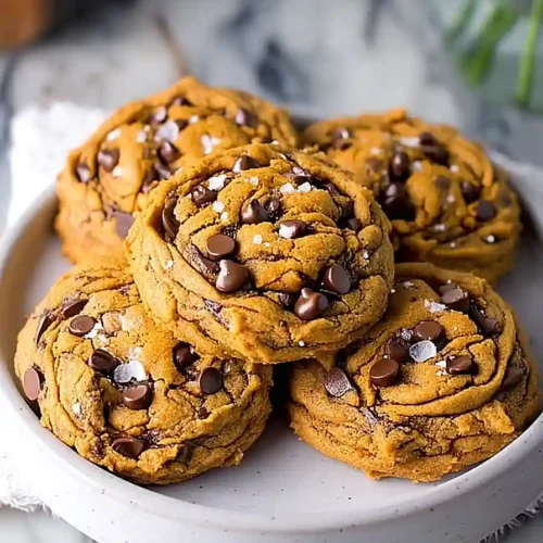 vegan pumpkin chocolate chip cookies