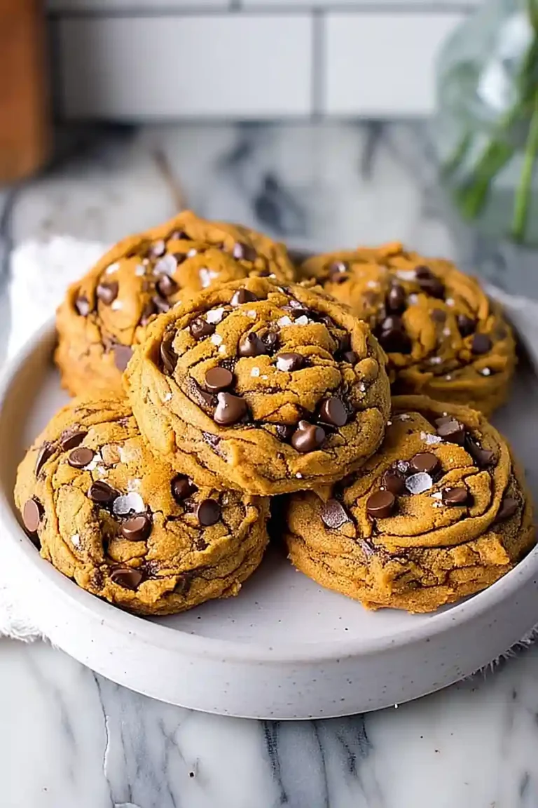 vegan pumpkin chocolate chip cookies