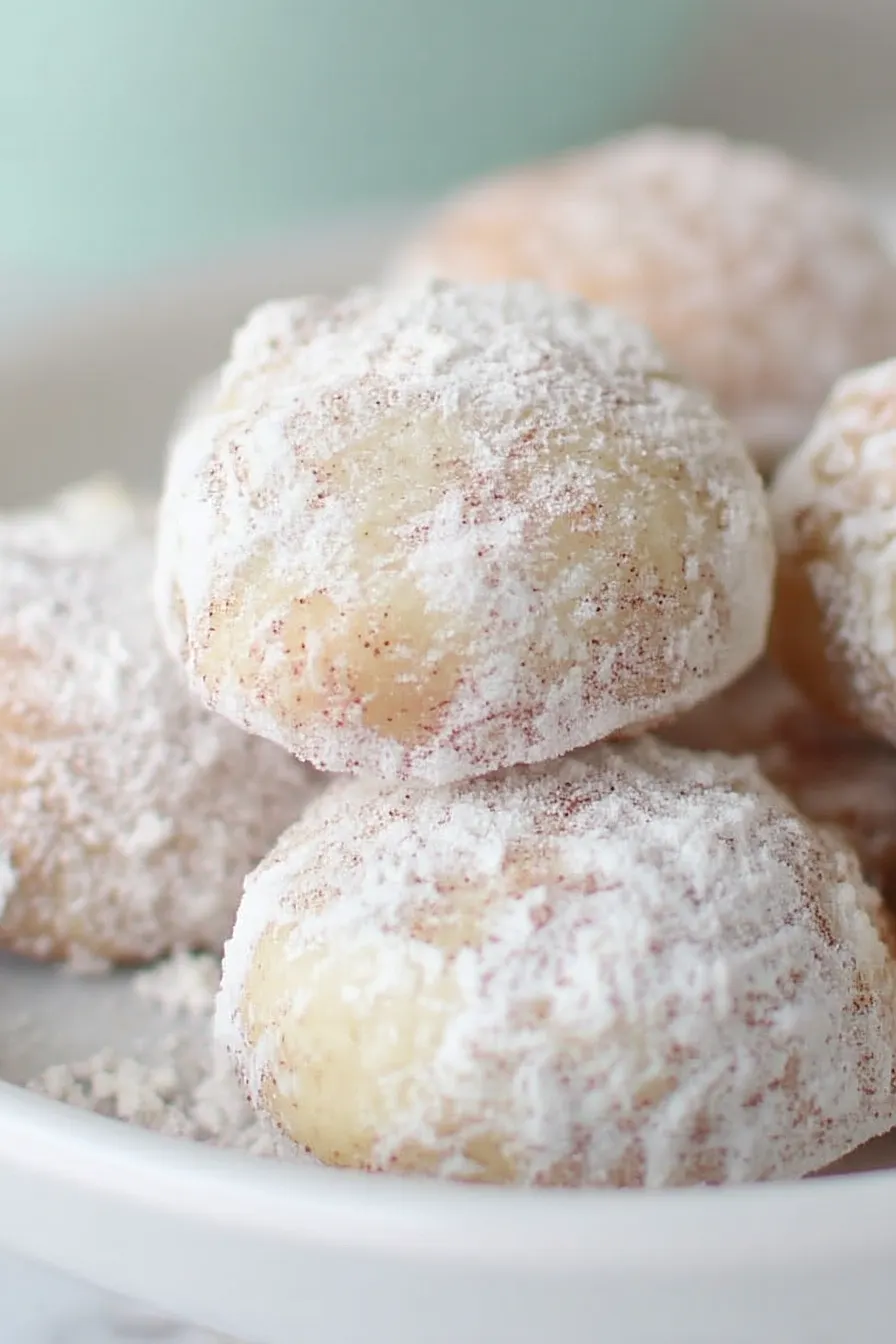 chai spiced snowball cookies