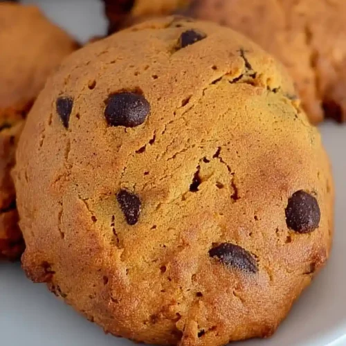 air fryer pumpkin chocolate chip cookies