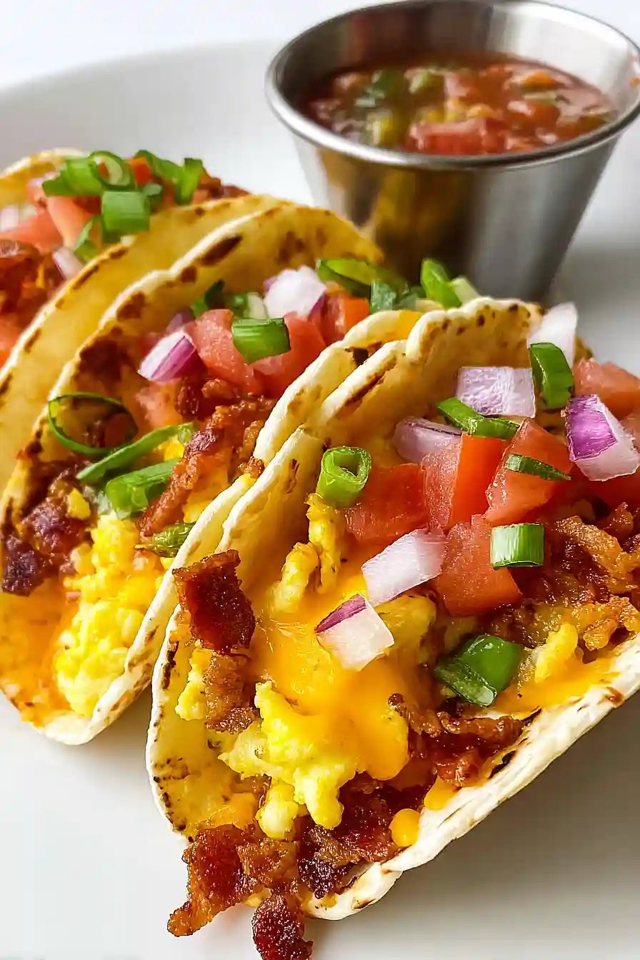 air fryer breakfast tacos