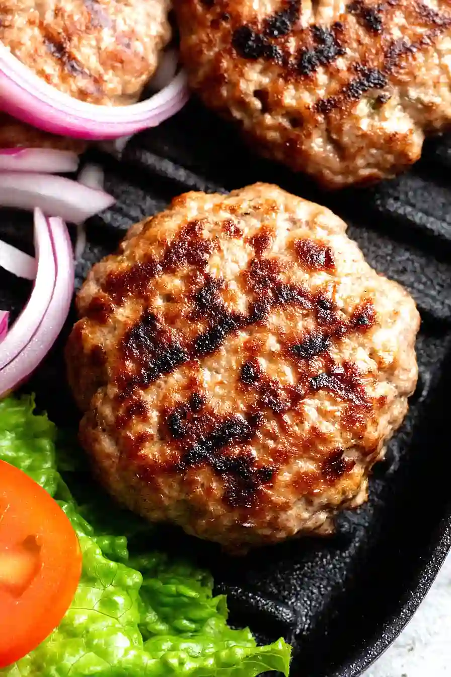 grilled turkey burger