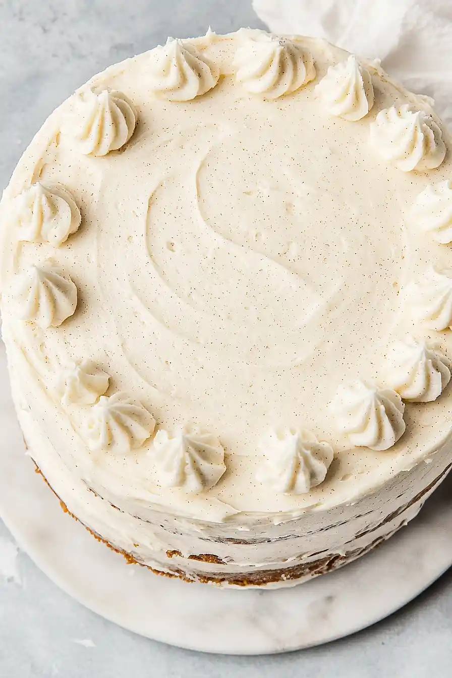pumpkin spice layer cake