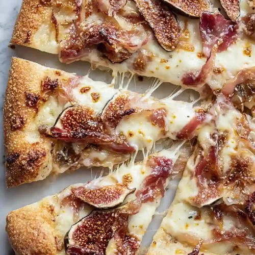 fig and prosciutto pizza