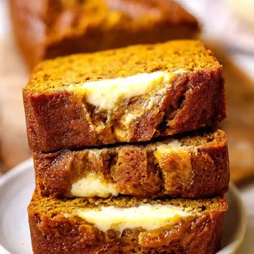 pumpkin cheesecake banana bread