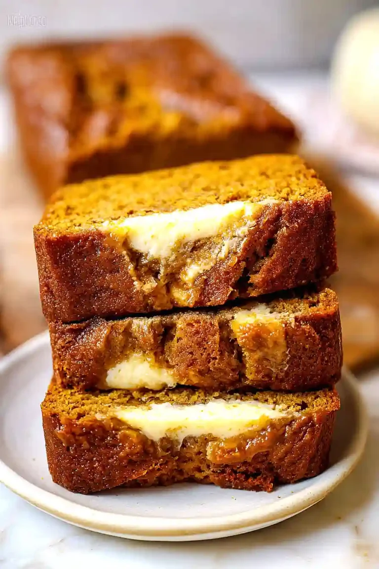 pumpkin cheesecake banana bread