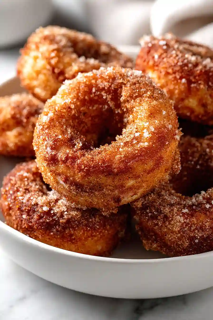 air fryer apple cider donuts