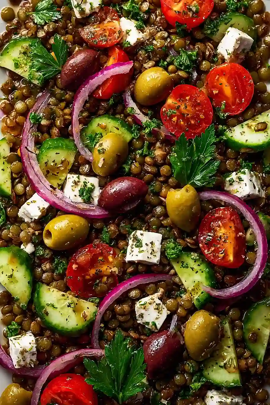 Mediterranean Lentil Salad
