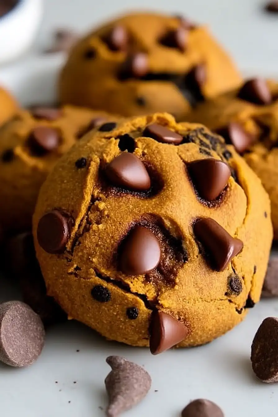 gluten-free pumpkin chocolate chip cookies