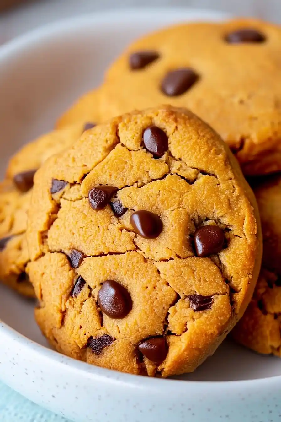 almond flour chocolate chip pumpkin cookies