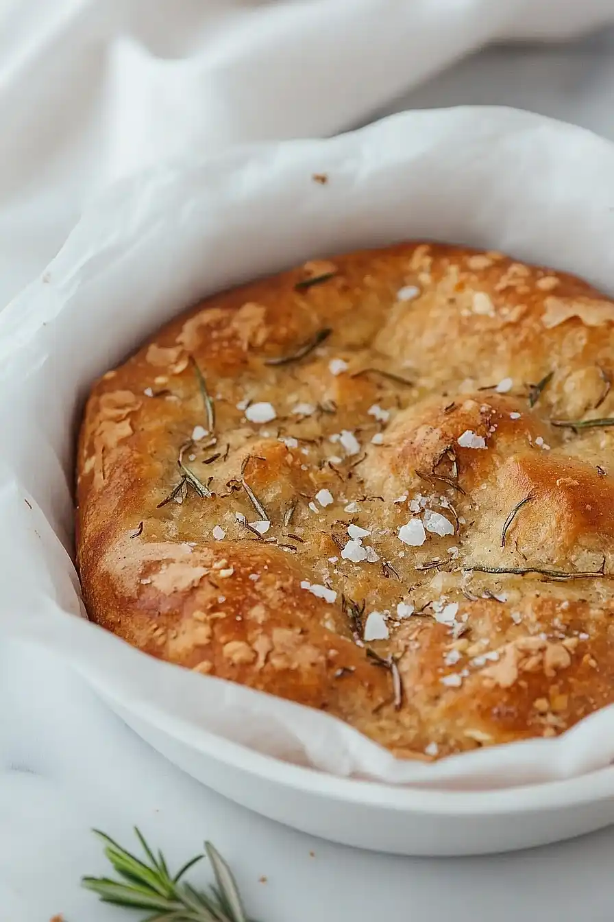 keto focaccia bread