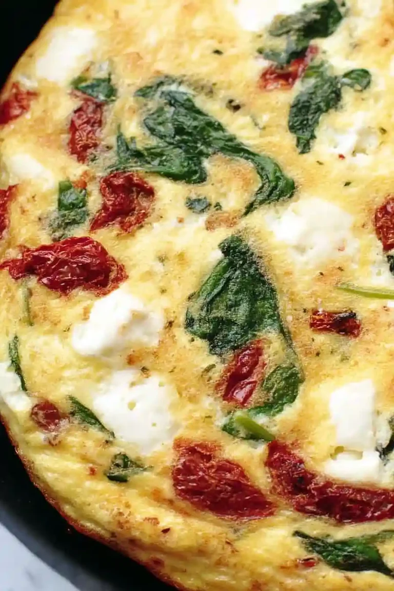 sun dried tomato frittata
