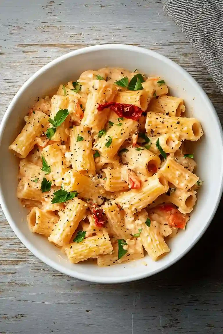 eggplant and sun dried tomato pasta