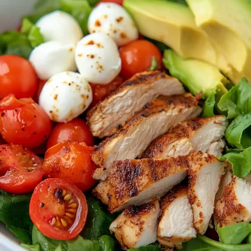 balsamic chicken and fresh mozzarella