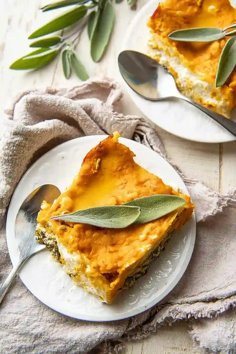 vegan pumpkin lasagna