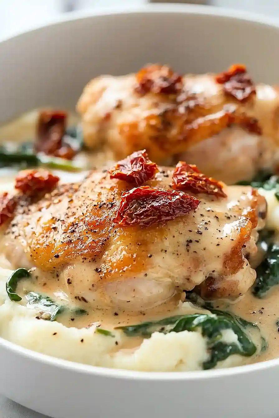 sun dried tomato chicken thighs
