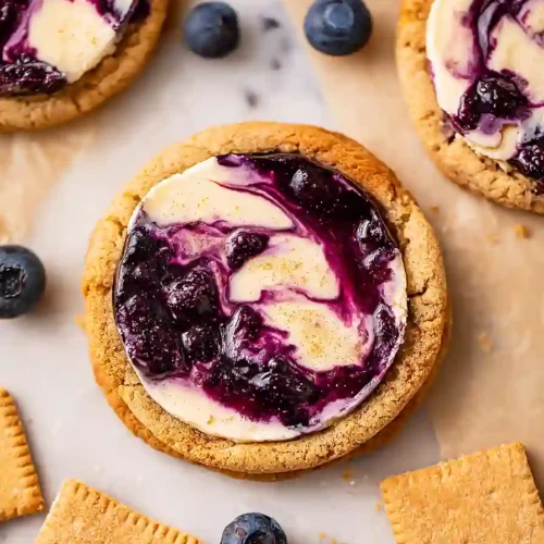 blueberry swirl cookies