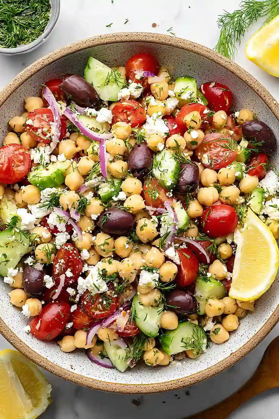 Mediterranean Chickpea Salad Recipe