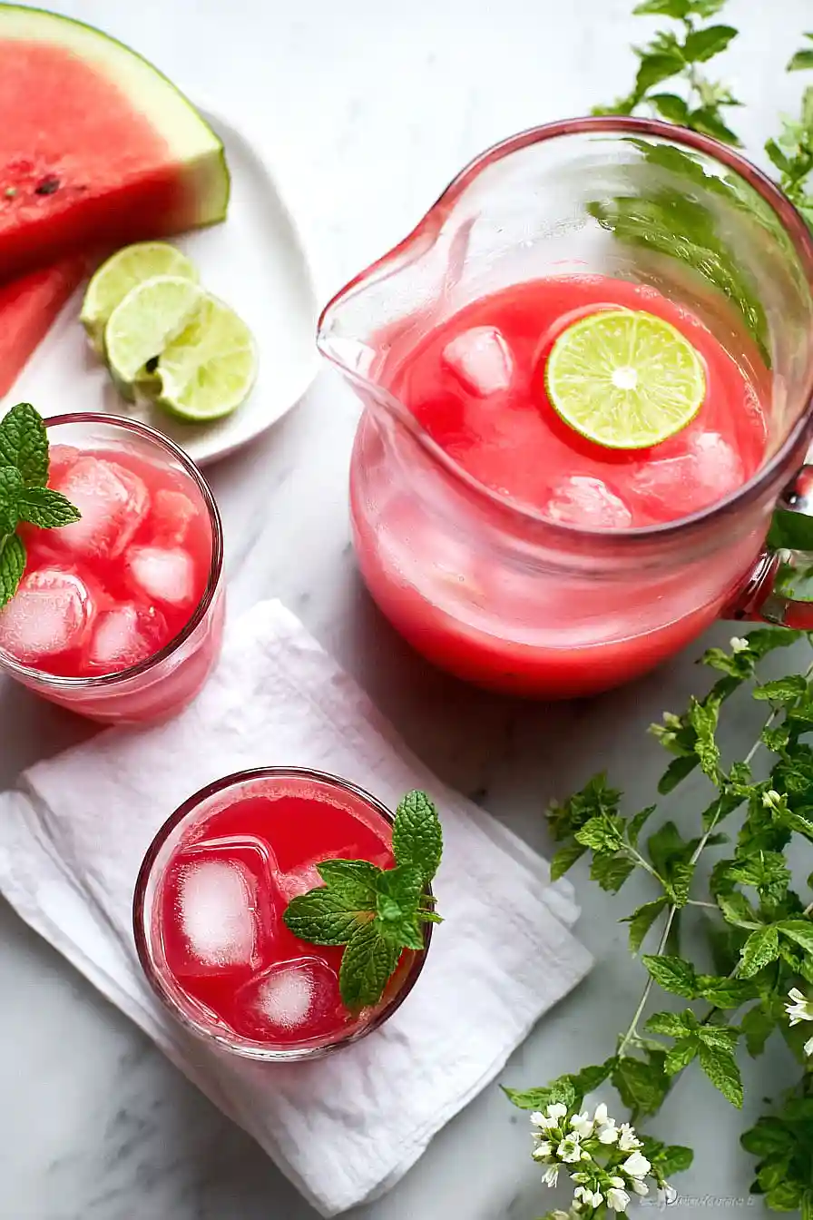 watermelon agua fresca 