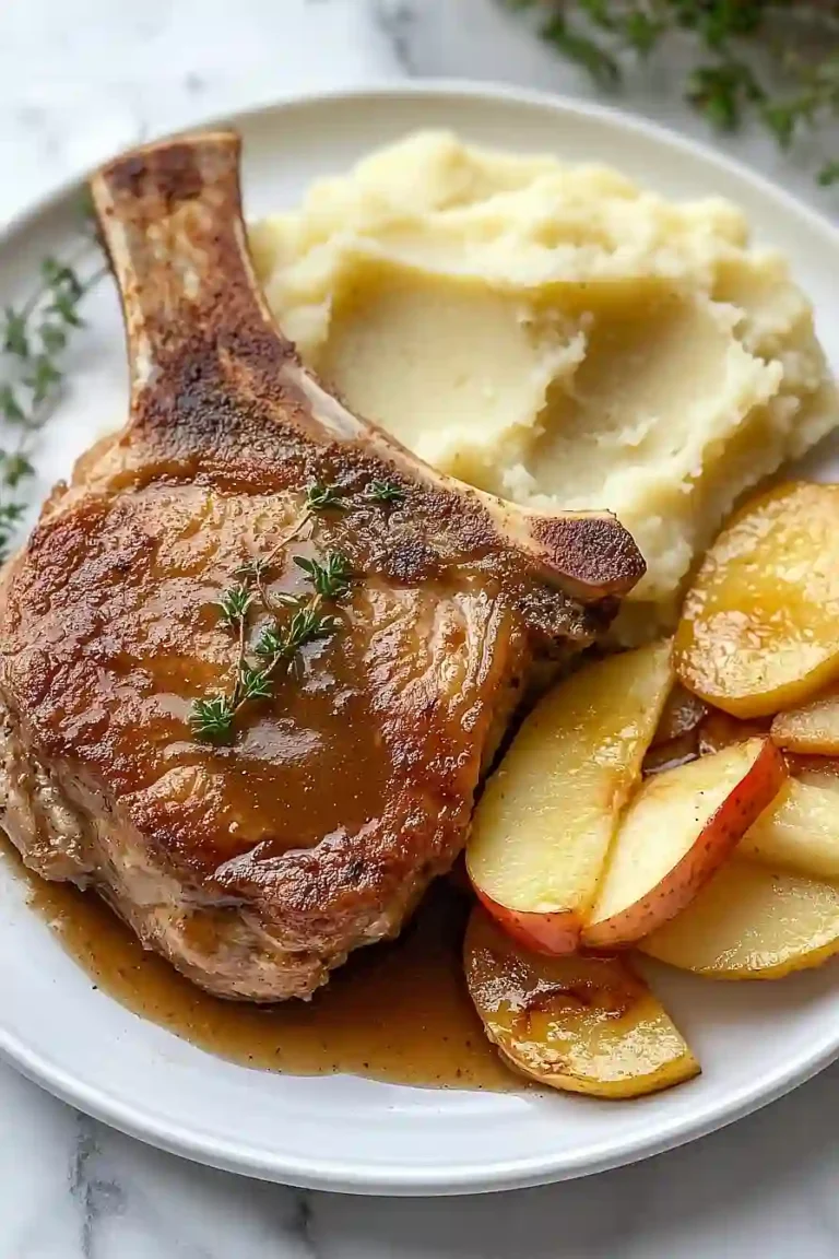crockpot apple cider pork chops