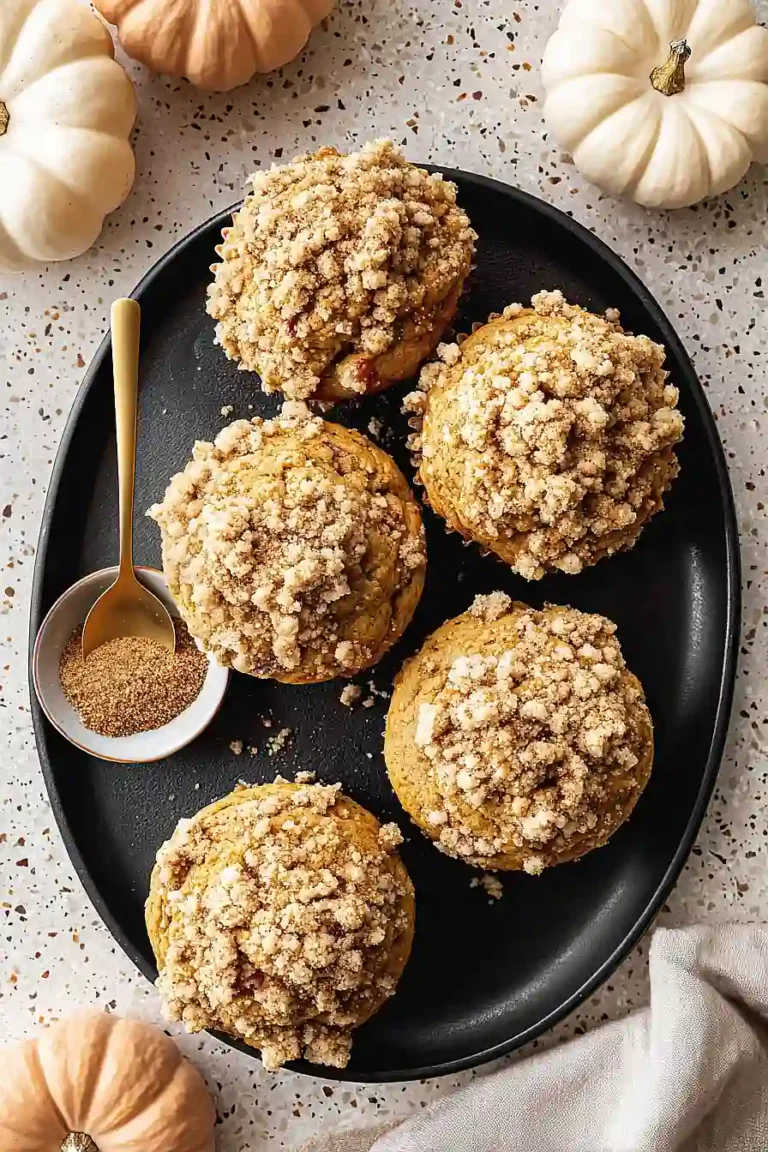 Apple Pumpkin Streusel Muffins