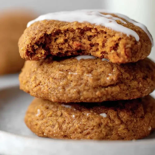 pumpkin cookies made with yogurt
