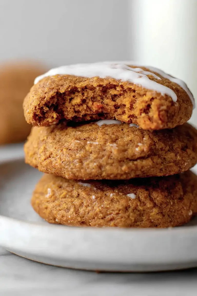 pumpkin cookies made with yogurt
