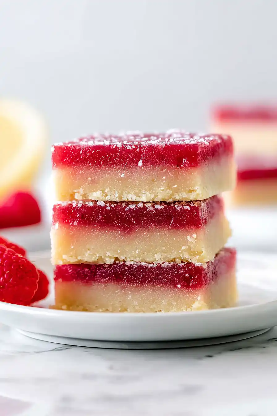 lemon raspberry bars