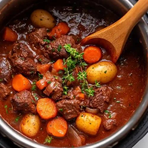 instant pot beef bourguignon