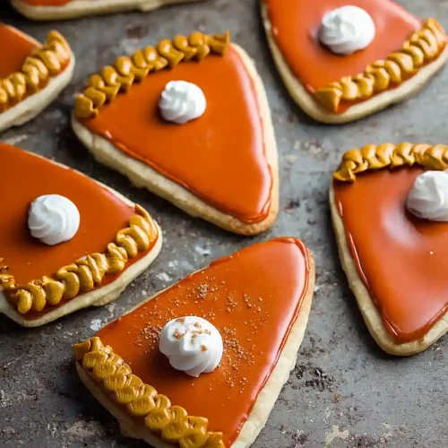 pumpkin pie cut out cookies