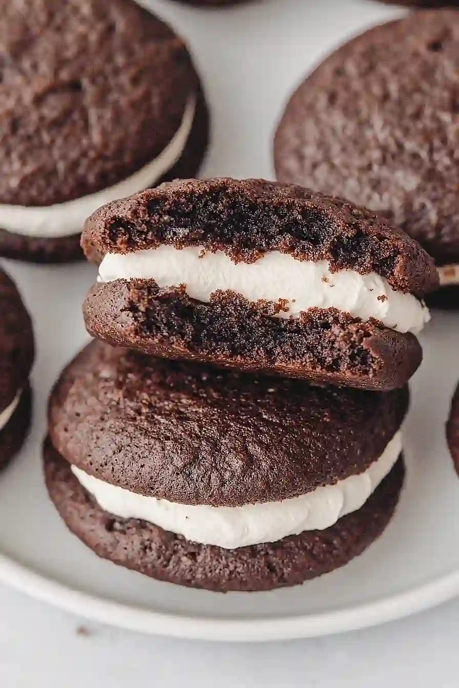 whoopie pies with marshmallow filling