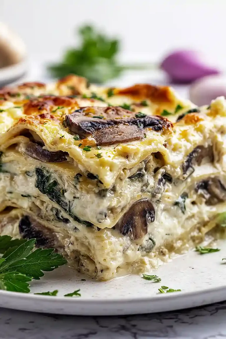 Spinach & Mushroom Lasagna