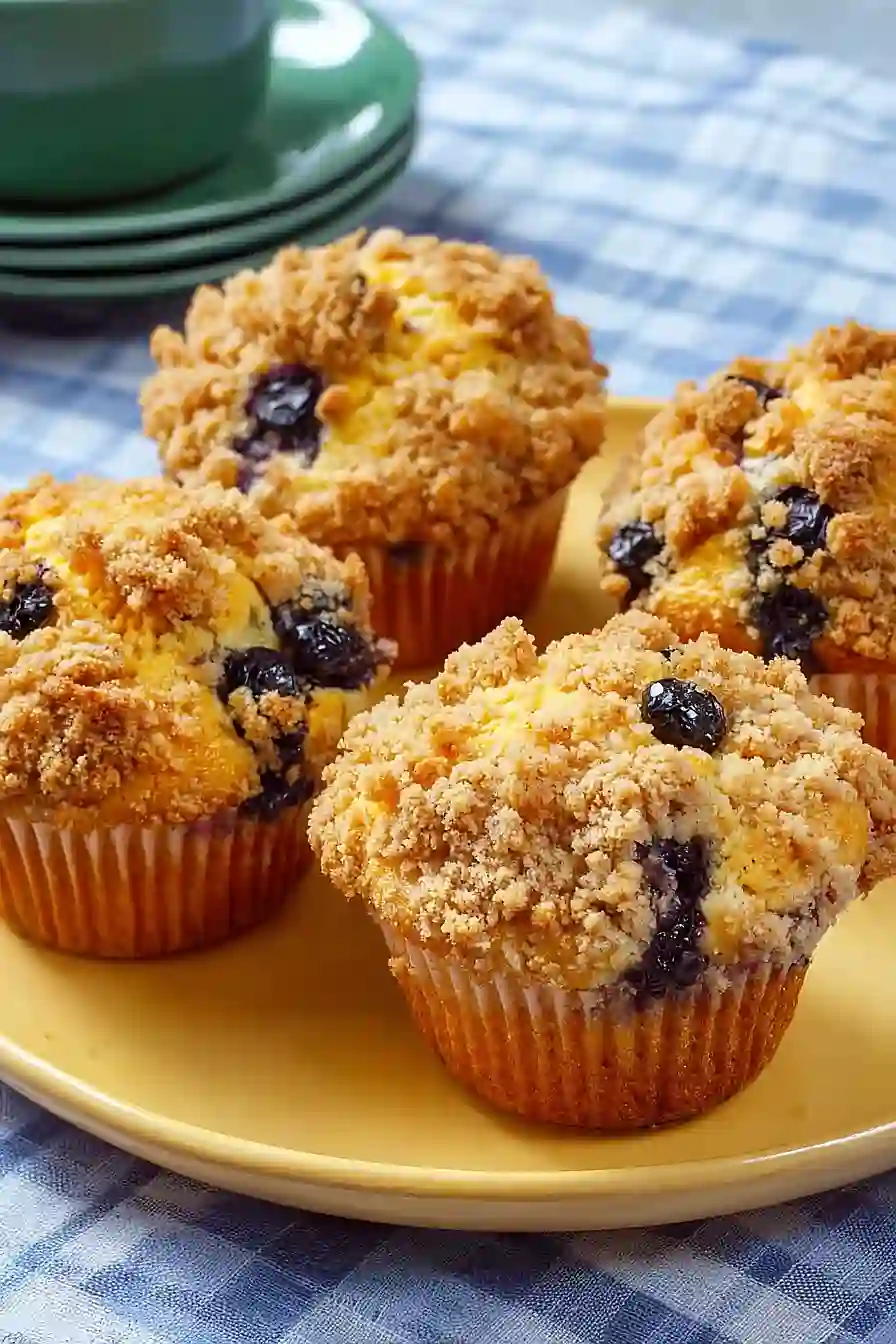 Blueberry Streusel Muffins
