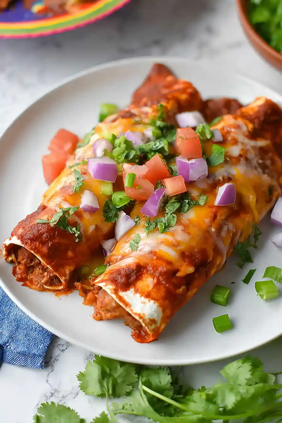 ground pork enchiladas