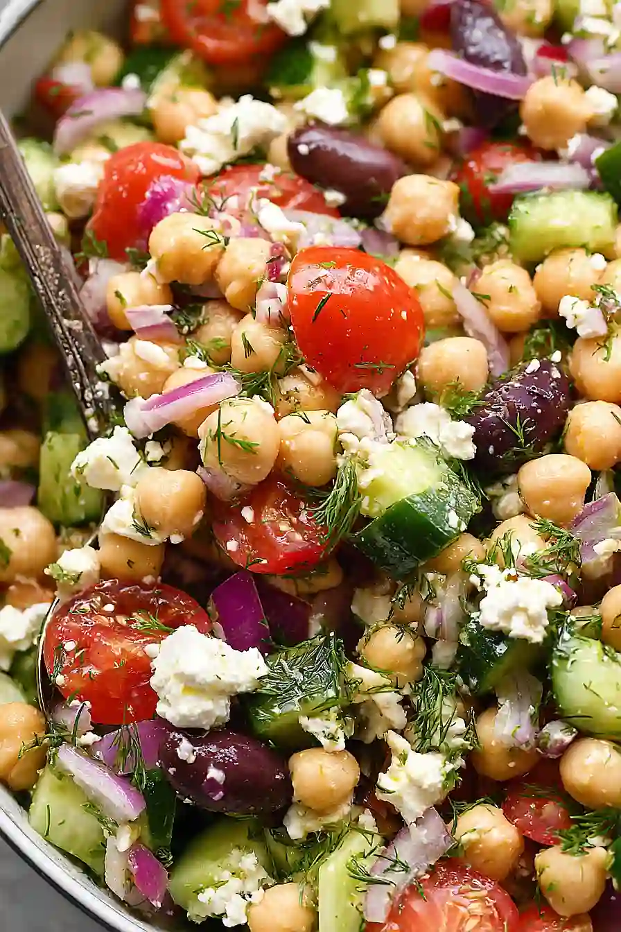 Mediterranean Chickpea Salad Recipe