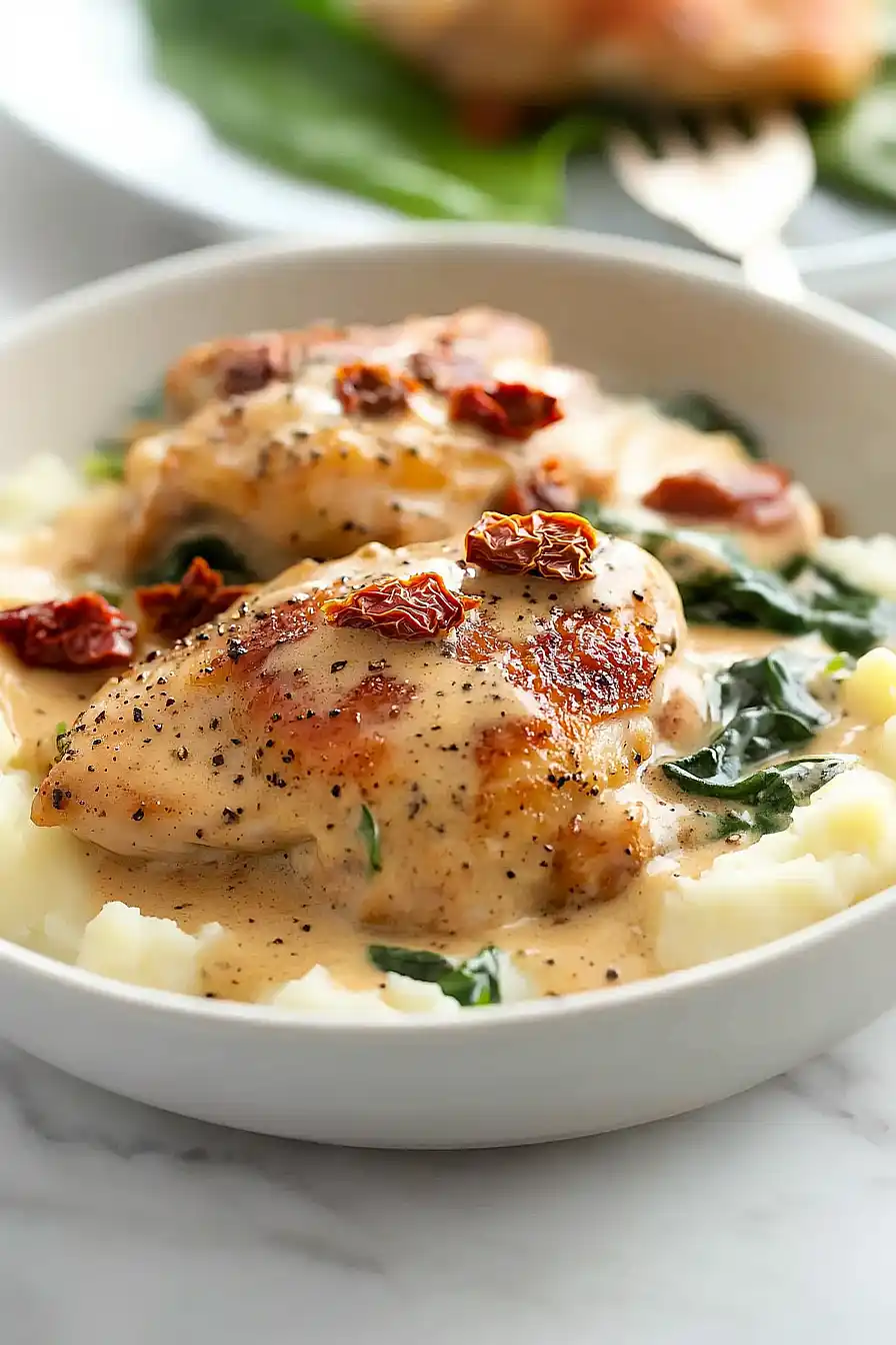 sun dried tomato chicken thighs
