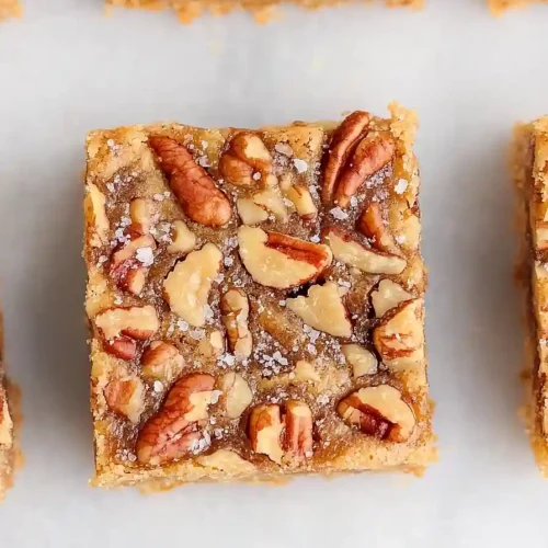 salted maple pecan bars