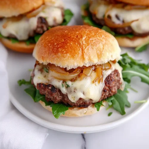 caramelized onion sliders