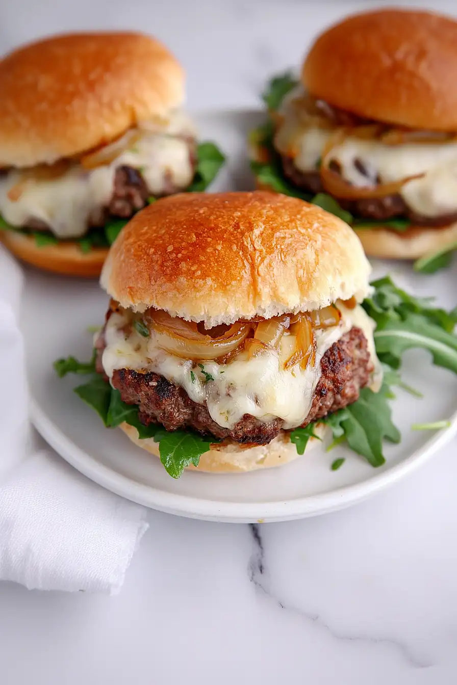 caramelized onion sliders