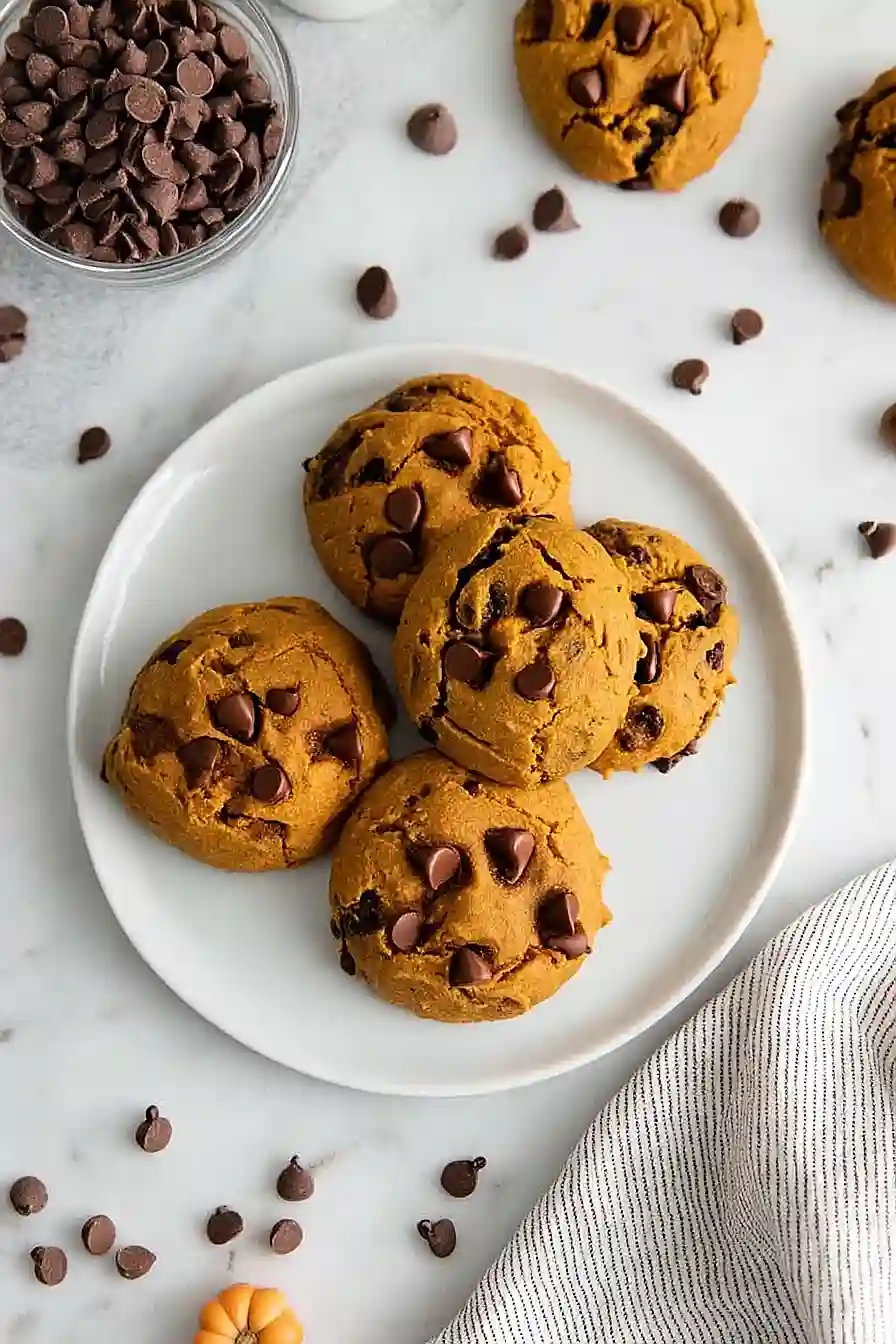 gluten-free pumpkin chocolate chip cookies