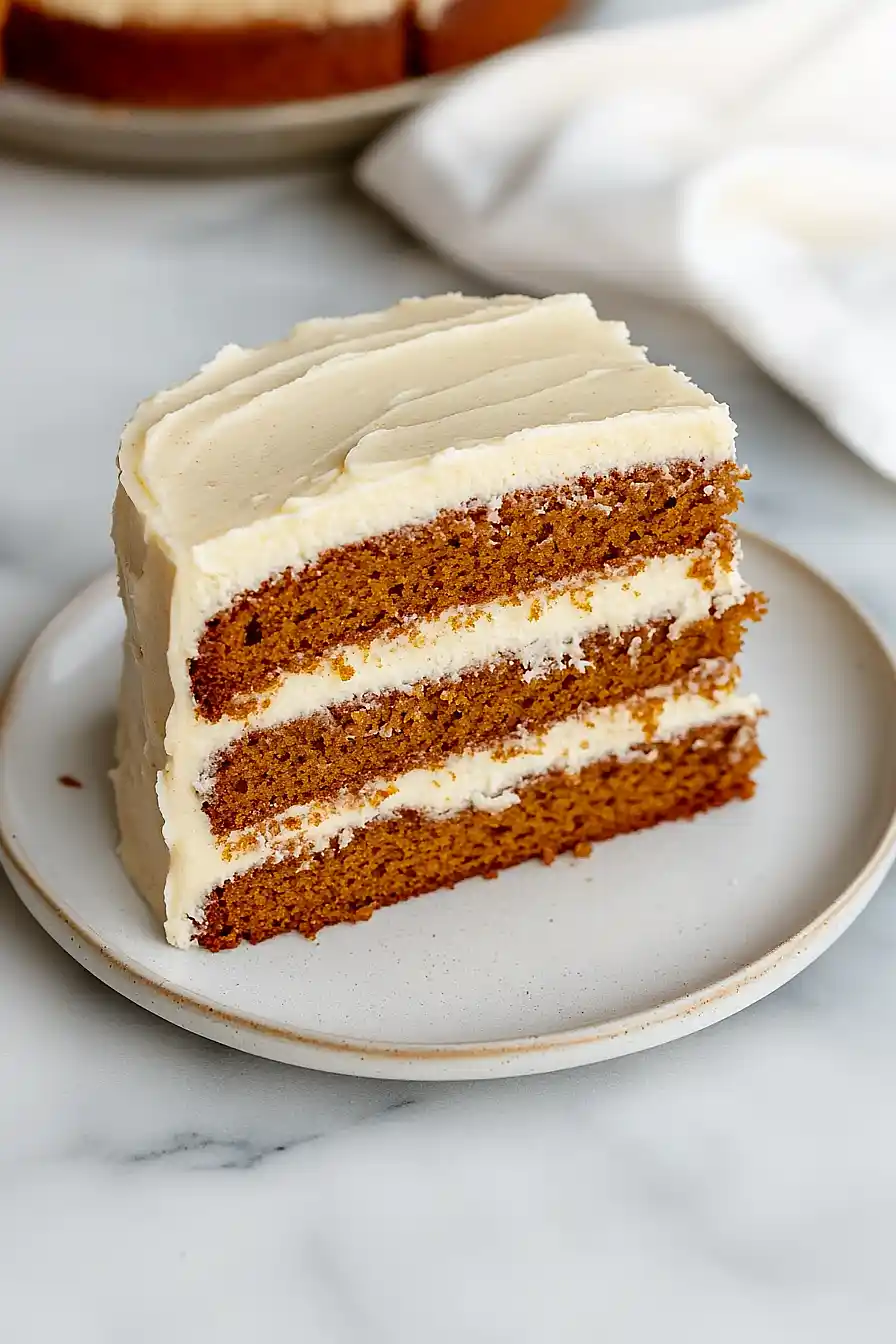 pumpkin spice layer cake