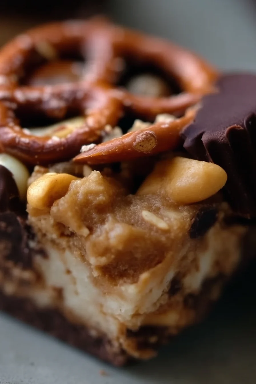 snickerdoodle peanut butter chocolate chex mix bars