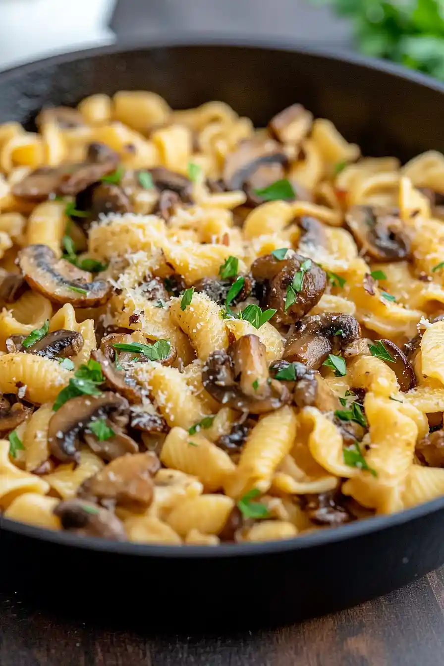 mushroom pasta without cream