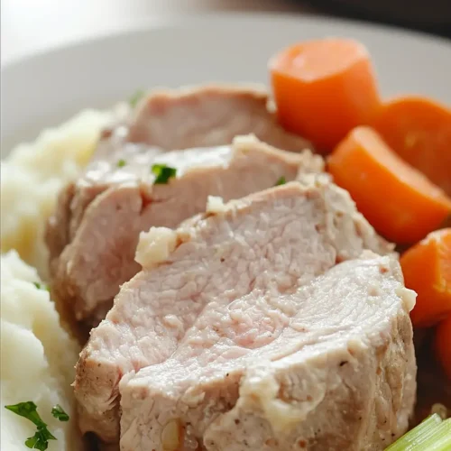 crockpot applesauce pork tenderloin